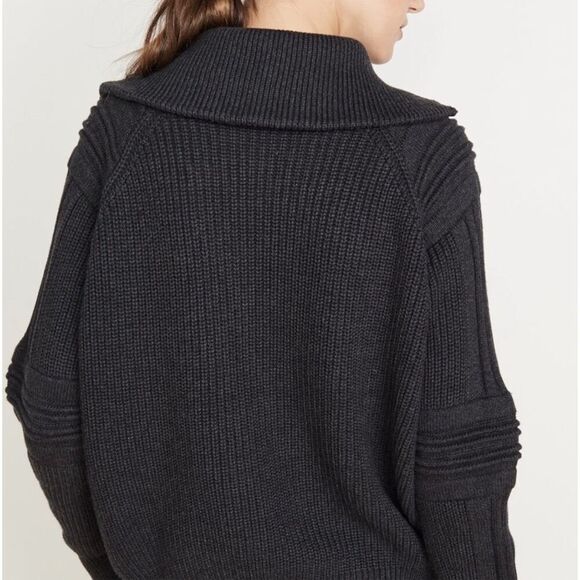 525 America Charcoal Half-Zip Sweater - Picture 3 of 7